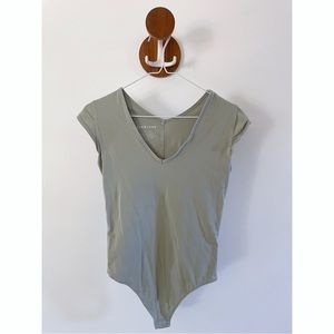 Everlane Sea Foam Thong Leotard BodySuit- Size Small